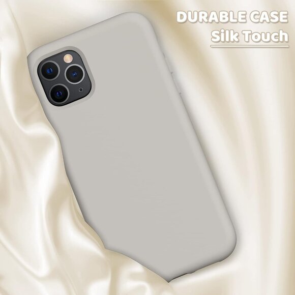 iPhone 11 Case, Liquid Silicone Phone Case Compatible with iPhone 11 6.1" stone - Picture 4 of 5